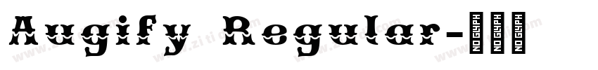 Augify Regular字体转换